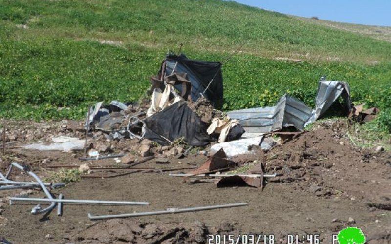 Demolition of Makhoul community and confiscation of water truck