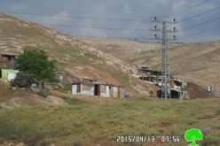Confiscation of solar panels in al-Khan al-Ahmar- occupied Jerusalem