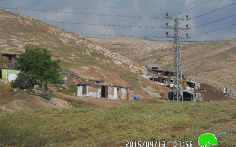 Stop-work order on a residence in the Hebron village ofAr- Rifa’iyya