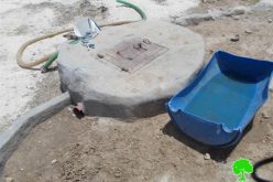 Demolition orders on two water wells in the Hebron town of Yatta