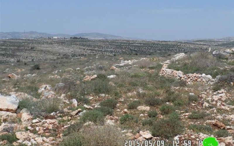 Demolishing two water cistern in the Qalqilya village of Kfar Qaddum