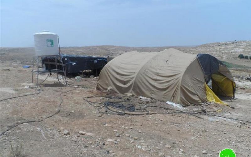 Stop-work orders on structures in the Hebron village of Susiya