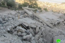 Demolition of a three story building in the Jerusalem neighborhood of Wad Qaddum