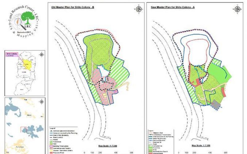 Shilo colonists ravage the western entrance of Qaryut village