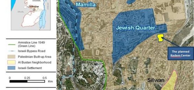 An Israeli tourist settlement project threatens Silwan’s Historic nature