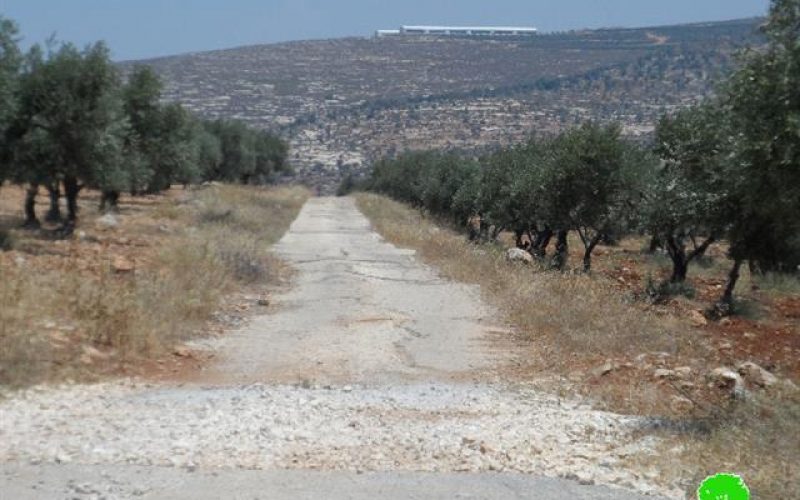 Itamar colonists ban surveying works in Aorta-Yanun road