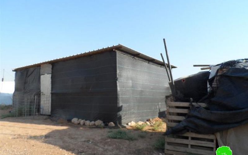 الاحتلال الاسرائيلي يسلم اخطارات بوقف البناء في قرية الجفتلك