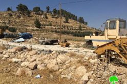 Demolition of structures in the Hebron village of Idhna
