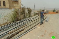 Banning power providing to artisan wells in the Qalqiliya village of Jayyous