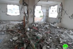 The Israeli occupation detonates the residence of Al-Hashlamoun family in Hebron