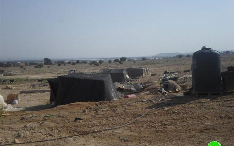 Demolition order on a farm and residences north Jericho