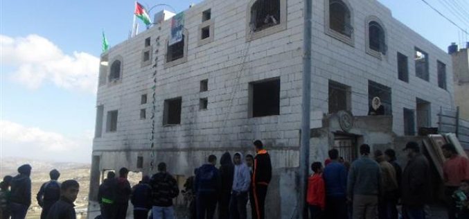 Israeli Forces demolish the residence of prisoner Raghib Ileiwi in Nablus