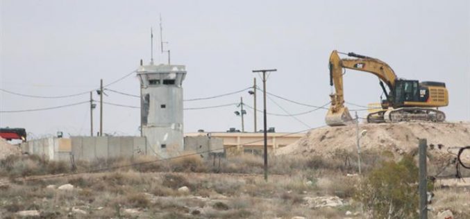 Land Leveling In Beit Sahour City to fortify Ush Ghrab Military Base
