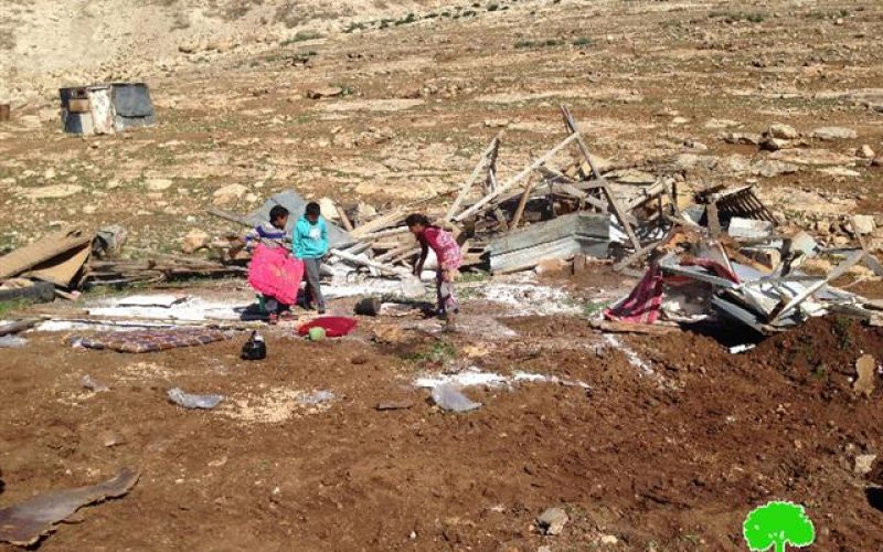 The Israeli Occupation Forces demolish 6 structures in East Jerusalem Bedouin community of Abu Nowar