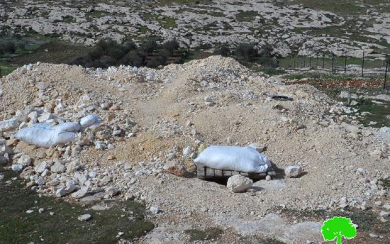 The Israeli Occupation Forces confiscate digging equipments from Khirbet Al-Mfuqara