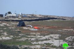 The Israeli Occupation Forces demolish two tents in Susiya hamlet of Hebron