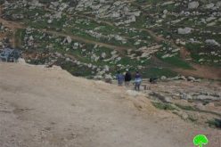 The Israeli Occupation Forces threat Ain Al-Rash-ash hamlet of demolition
