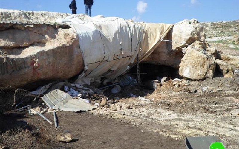 Demolition of 17 residential and agricultural structures in the Nablus hamlet “Khirbet” of Tana