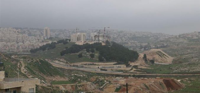 “Extensive destruction and appropriation of land” <br>
Har Homa settlement undergoing expansion over large areas of Beit Sahour city