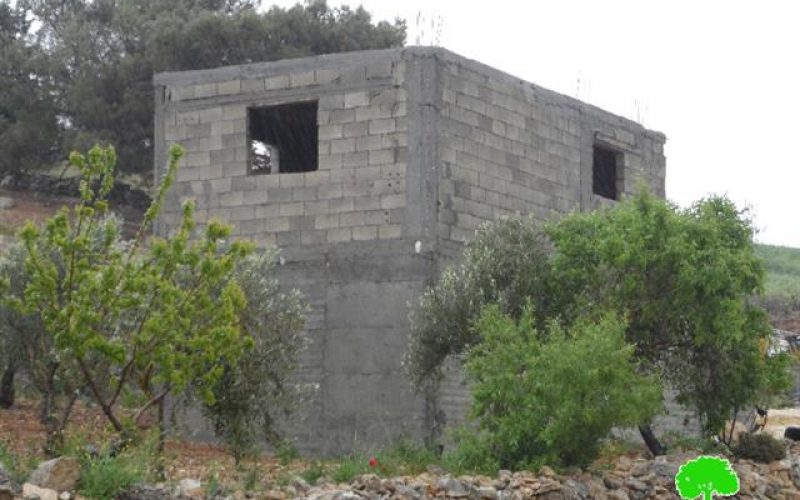 Stop-work orders in the Hebron hamlet of Khallet Al-Furn