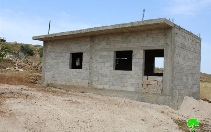 Demolition order on a residence in the Hebron village of Al-Samou