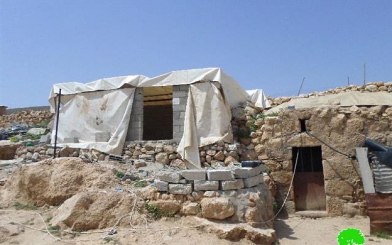 Stop-Work orders on a residence in the Hebron town of Yatta