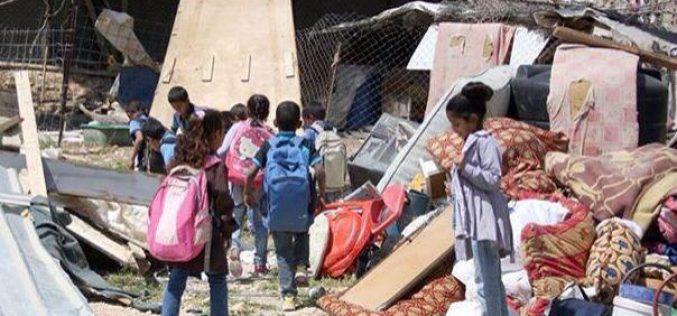 Israeli Occupation Forces demolish three residences in Al-Khan Al-Ahmar Bedouin communities