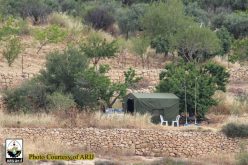 Military Observation Tent installed on Al-Khader Town lands