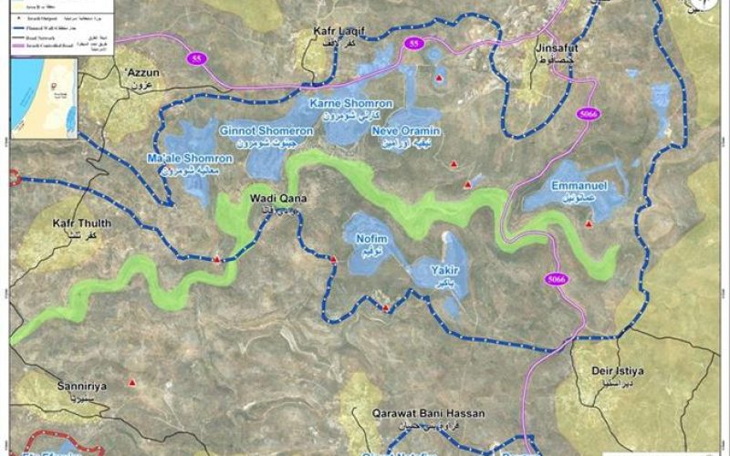 The Israelization of Qana Valley in Salfit Governorate