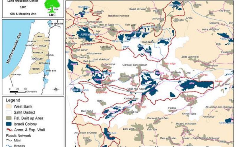 A huge Campaign of expansion at the Israeli Colonies in the Northern West Bank Governorates