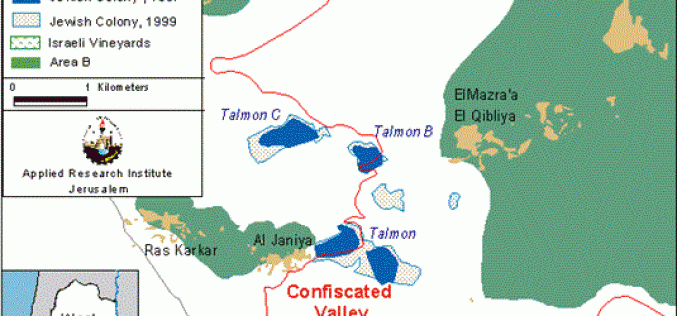 Talmon and Dolev Colonies Expand To Form A Barricade Block