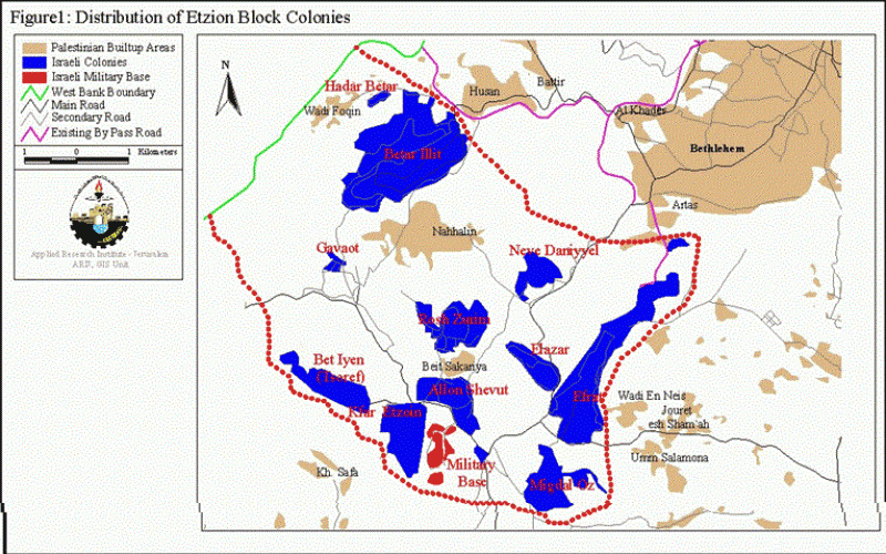 An Overview of the Expansions in the Etzion settlement Block