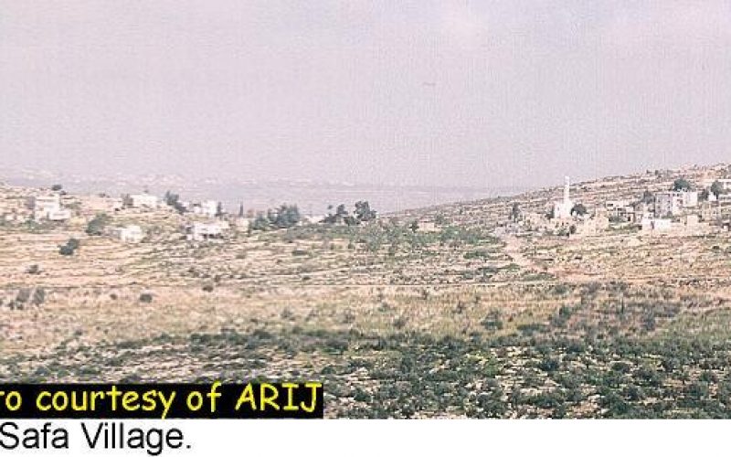 The Difficulties for Umm Safa Village during the Intifada