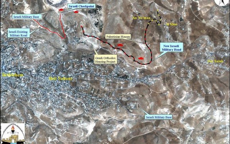 A New Military Road Around Har Homa settlement