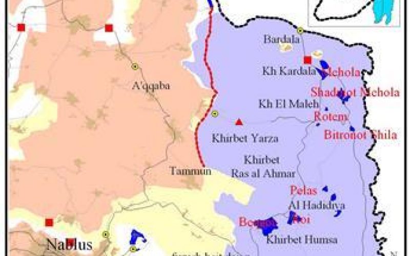 Israel Isolates the Northeastern Sector of the West Bank