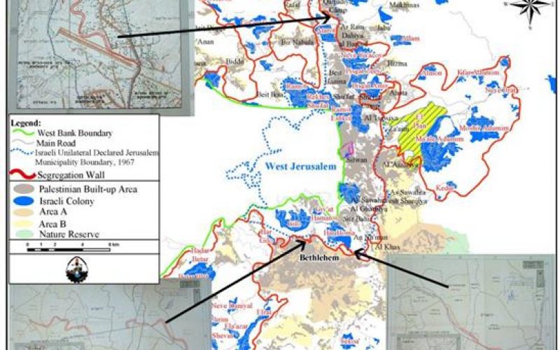 Israel Illegally confiscates Palestinian Lands in the West Bank under Israeli Land Acquisition law.