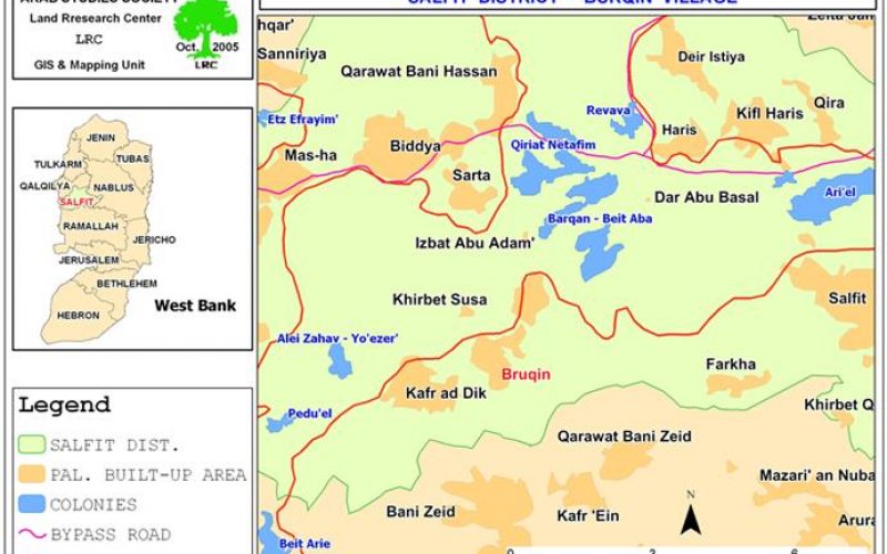 Confiscation of more lands for military uses in Brugin village.