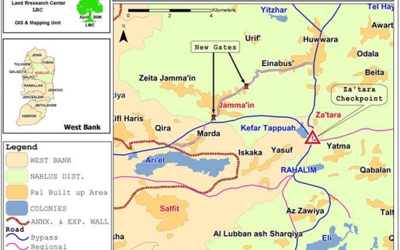 Increase of Palestinians suffering at Israeli checkpoints <br> ” The case of Jama’in village “