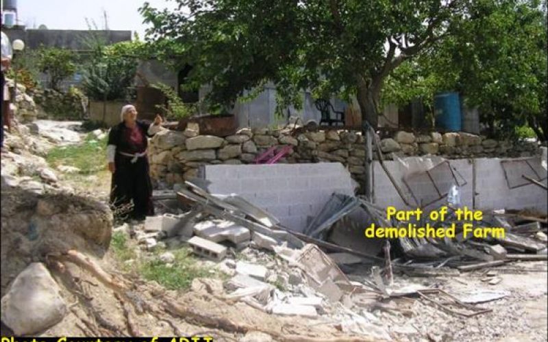 Israeli house demolition campaigns continue against residents of Al Walajeh Village