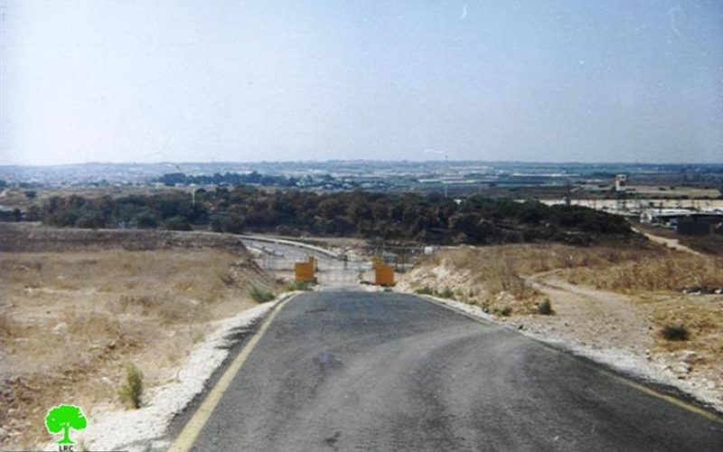 Closure of an agricultural Wall gate threatens the olive-picking season in Far’un village