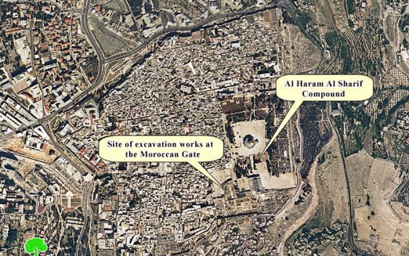 The Israeli destruction of the Moroccan Gate of Al Haram Al Sharif in Jerusalem’s Old city continues unabated
