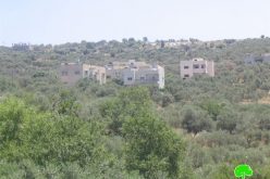 سلطات الاحتلال تخطر عدد من المواطنين في قرية ياسوف بوقف البناء في مساكنهم وتهددها بالهدم