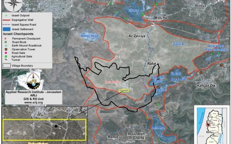 New Military Orders to Halt Construction of Seven Palestinian Houses in the Village of Deir Ballut