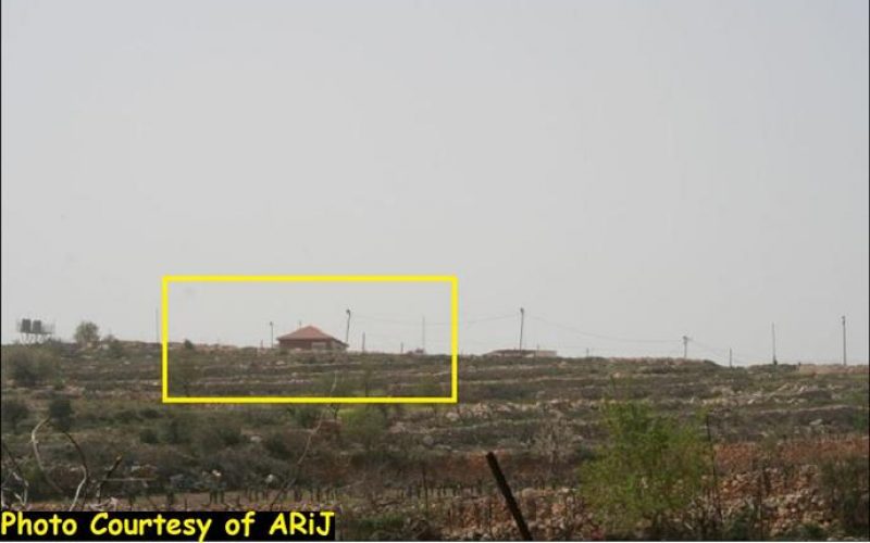 The Israeli settlers construct new outpost on the lands of Al Khader village