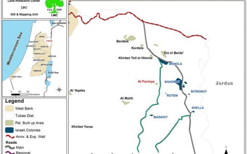 Israeli Occupation Forces Threaten 27 Palestinians in the Northern Jordan Valley of Becoming Homeless