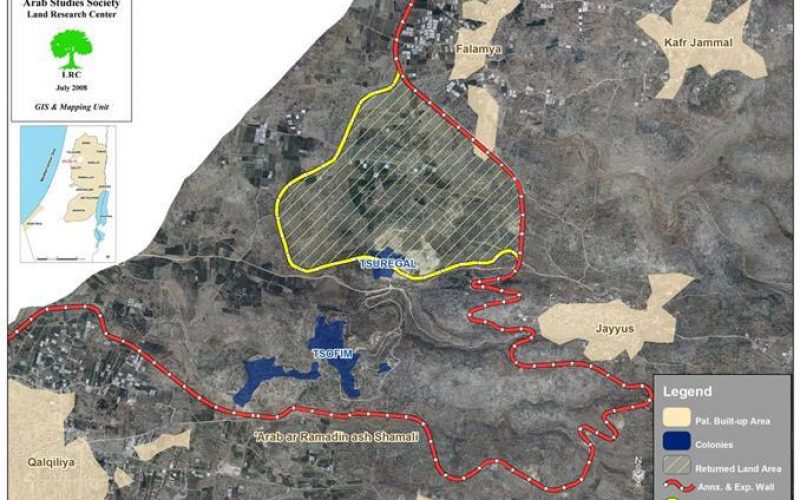 The Israeli Occupation army intends to amend the Segregation Wall Path in Jayyus Village