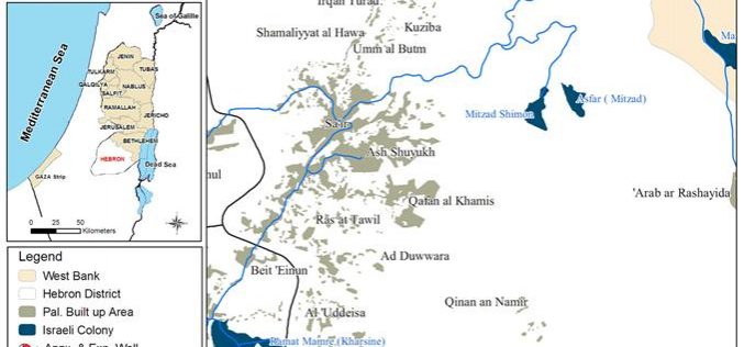 The Israeli colony of Asfar, attacks on Palestinian citizens and their  agricultural land