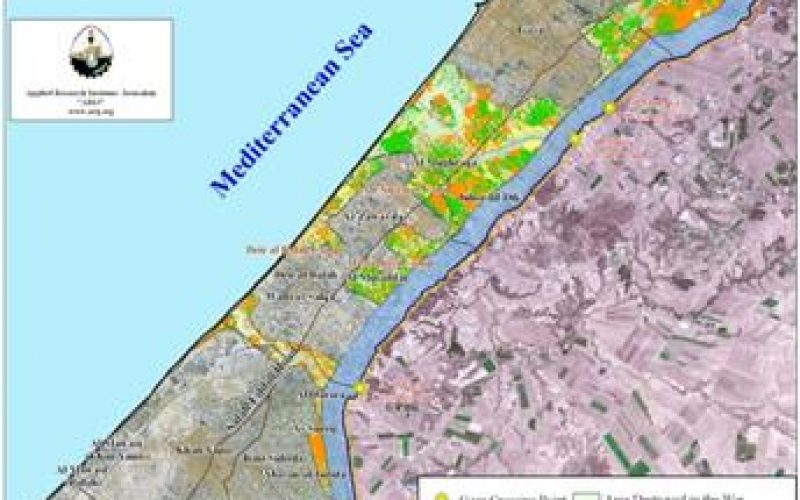 Between December 27, 2008 and January 18, 2009 Israel destroys 29% of Gaza’s Agricultural Area