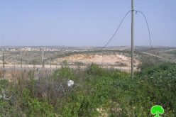 تجريف مساحات واسعة من أراضي الفلسطينيين لصالح مستعمرة الكانا