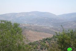 أعمال توسيع في مستعمرة ” أفني حيفتس” على حساب الأراضي الفلسطينية في قرية كفر اللبد